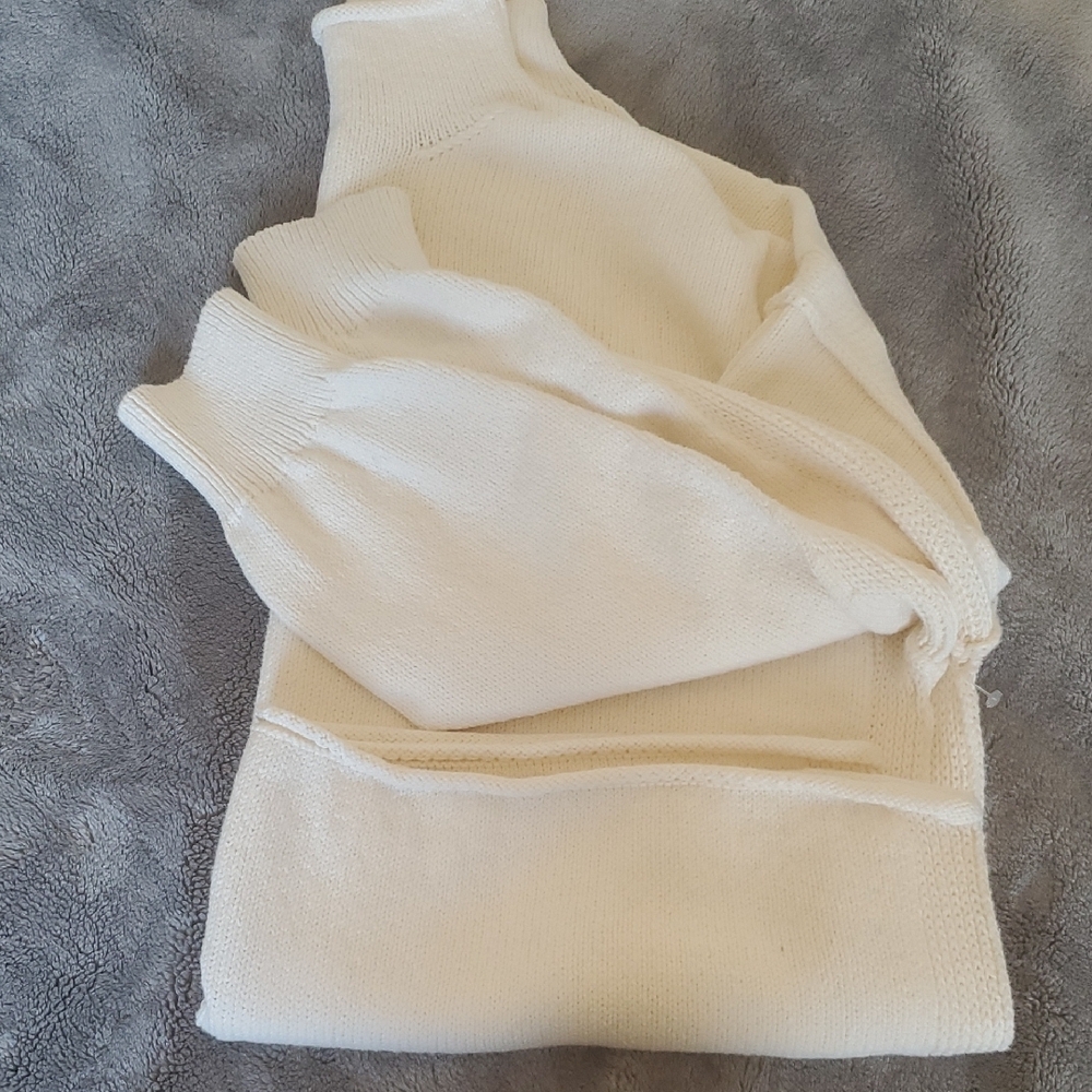NWOT WE THE FREE TORRES ROLL NECK SWEATER IN SUGAR SWIZZIE - Picture 8 of 11